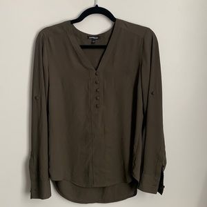 EXPRESS: Blouse Size S / Army Green